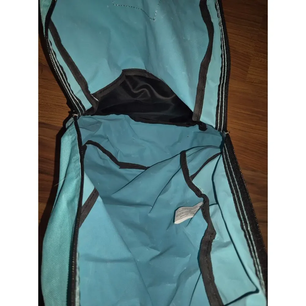 Bulktech Teal Blue Casual School Bookbag Laptop Backpack 17